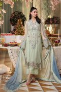 Noorza Hand Embellished Luxury Chiffon 3-Piece Suit