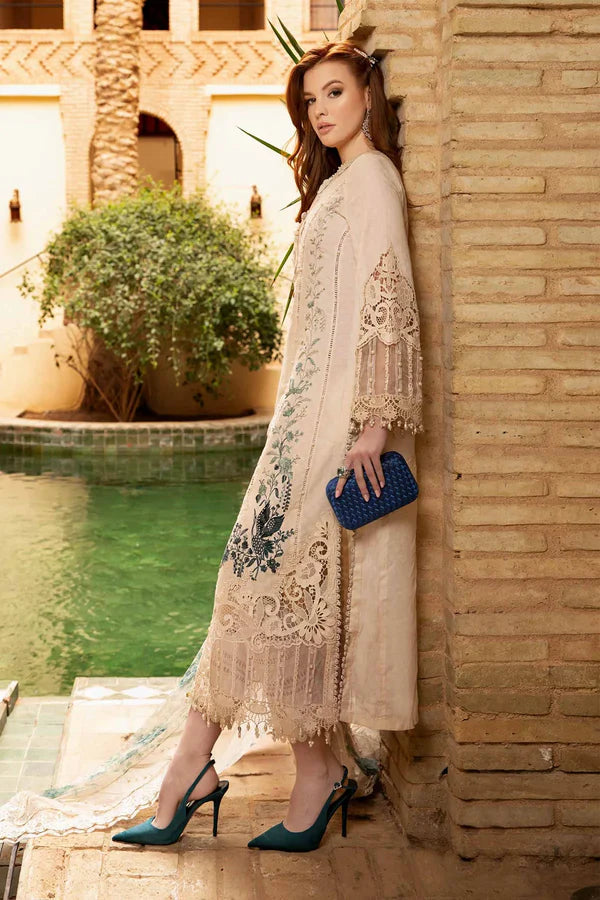 Mehraal Embroidered Luxury Lawn 3-Piece Suit
