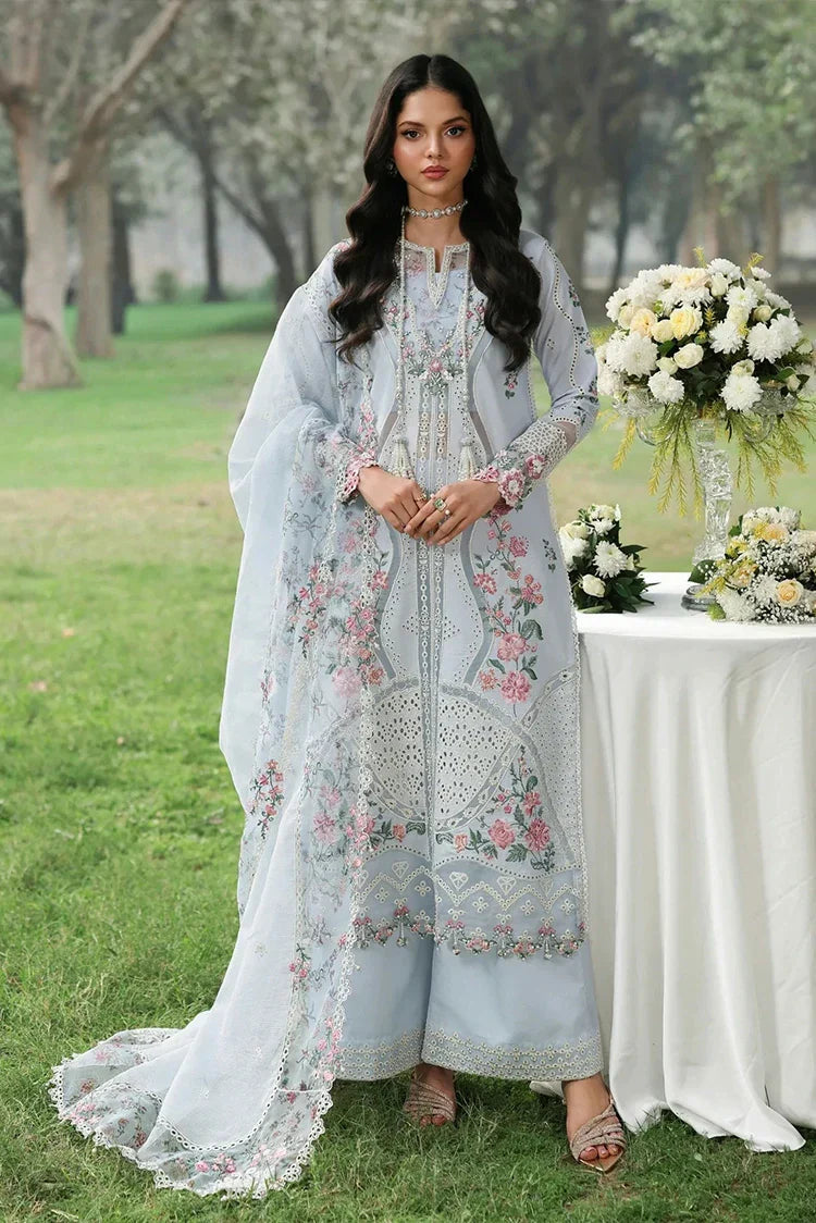 Mahveen Chikankari Luxury Lawn 3-Piece Suit