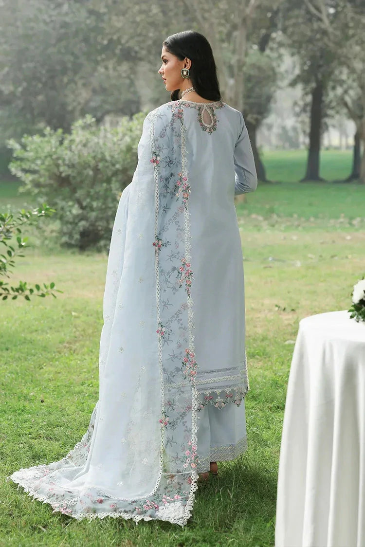 Mahveen Chikankari Luxury Lawn 3-Piece Suit