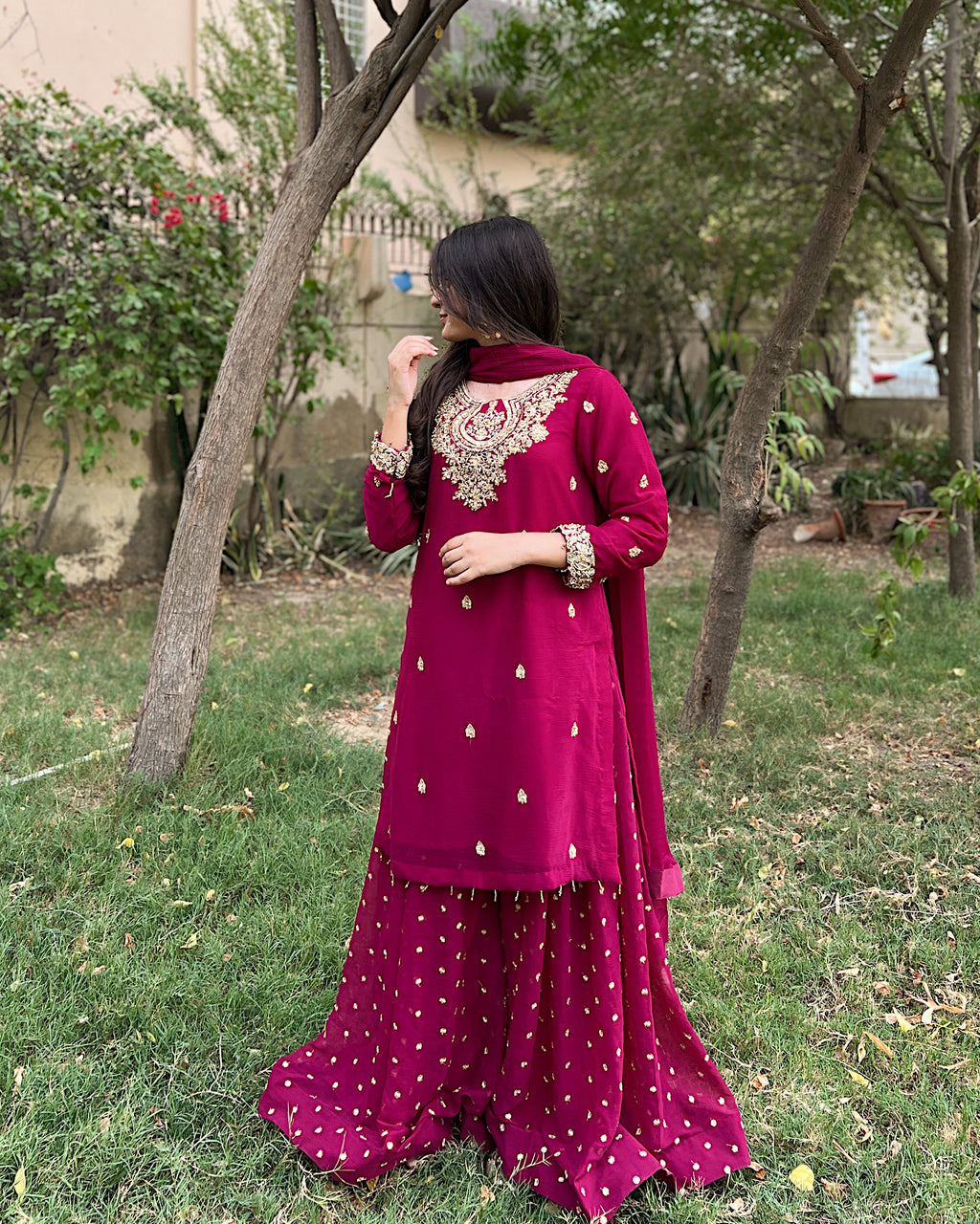Alvirah Pink Lehenga