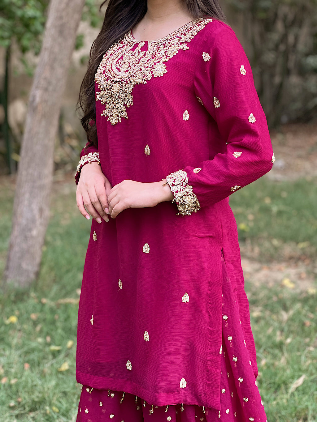 Alvirah Pink Lehenga