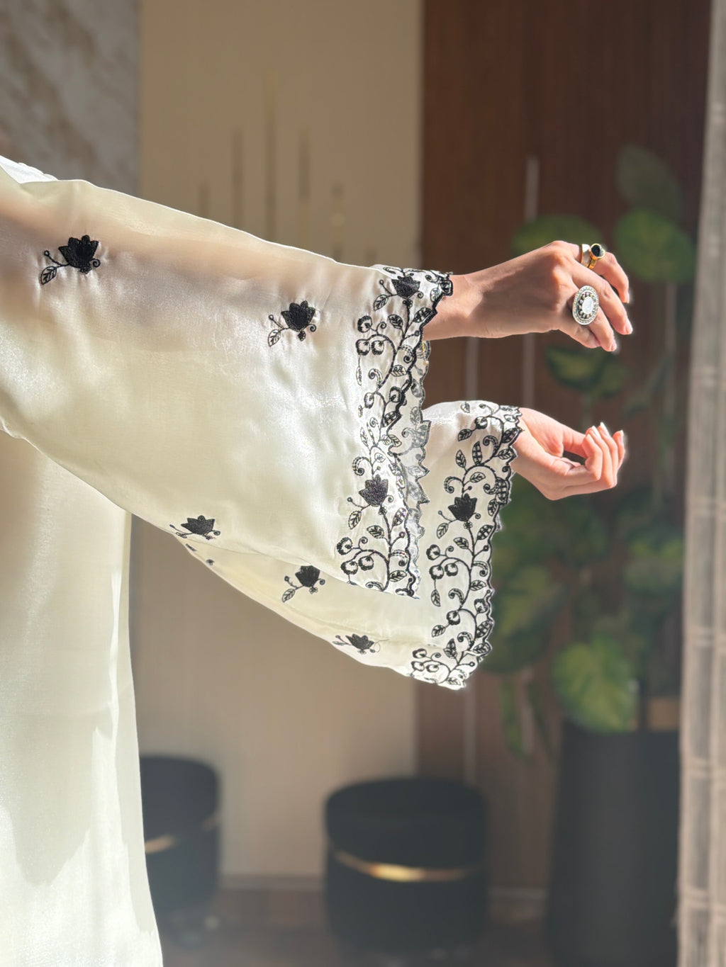 Noor Lawa Silk 3-Piece Suit