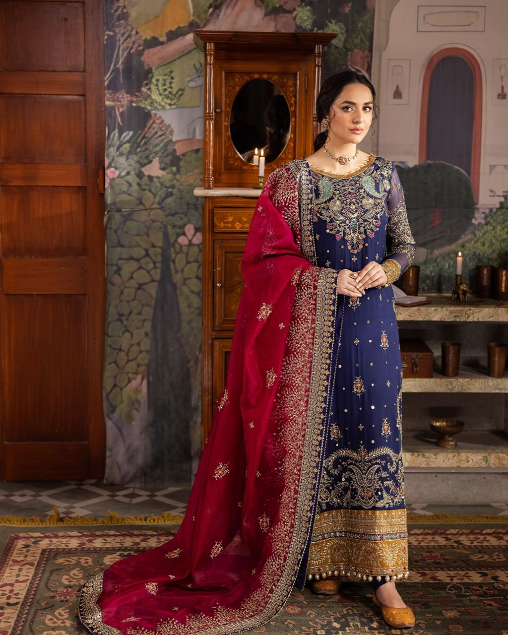Zarmina Embroidered Chiffon 3-Piece Suit