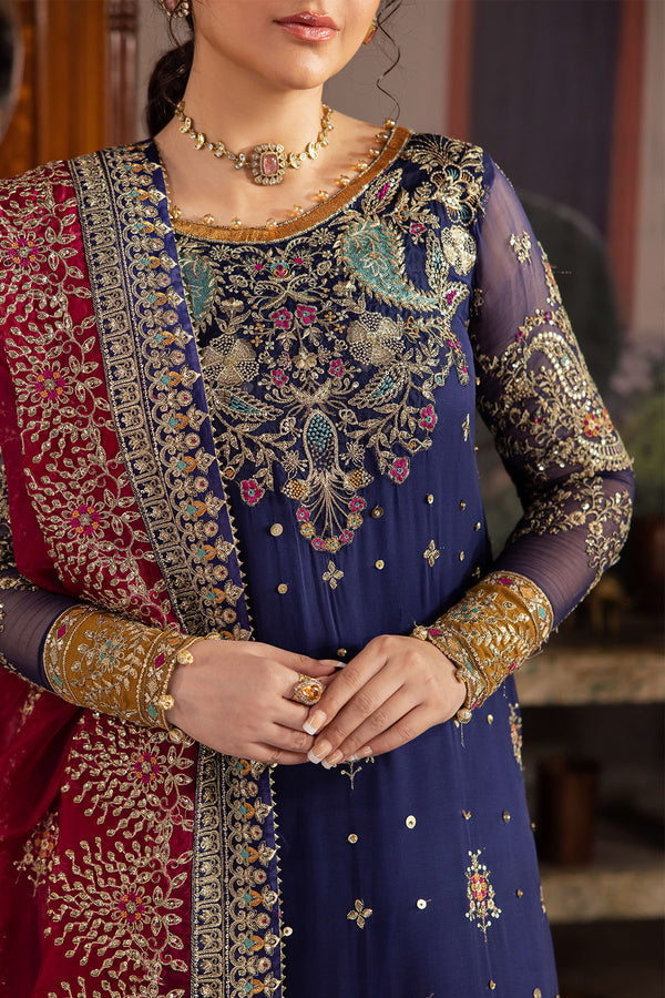 Zarmina Embroidered Chiffon 3-Piece Suit