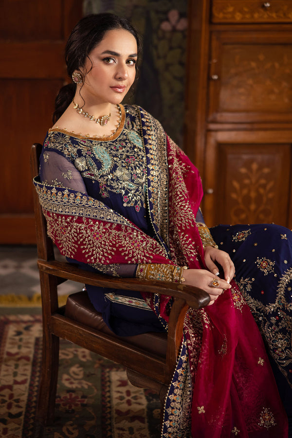 Zarmina Embroidered Chiffon 3-Piece Suit