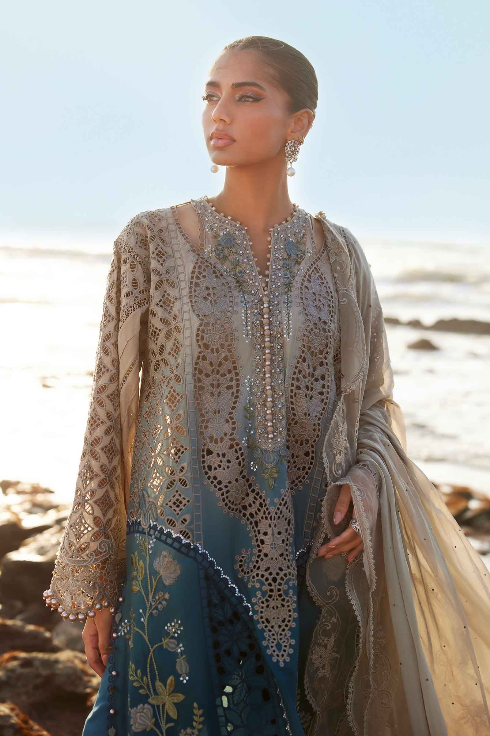 Aylina Embroidered Lawn 3-Piece Suit