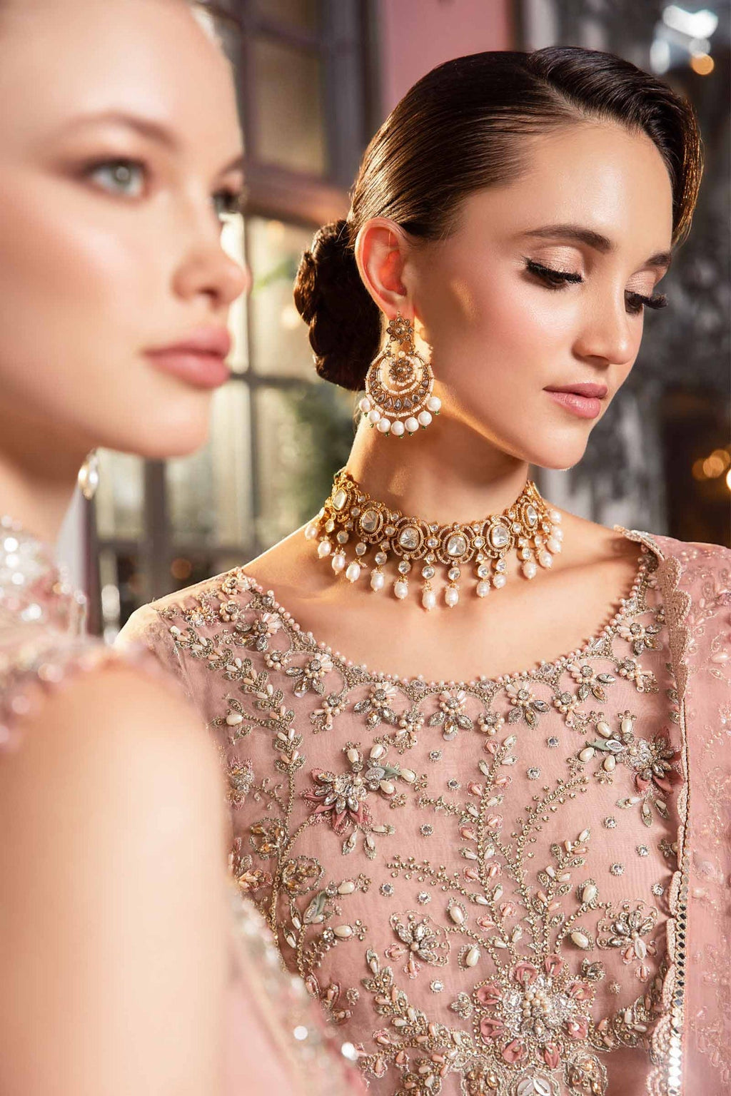 Roshanara Embroidered Wedding 3-Piece Suit