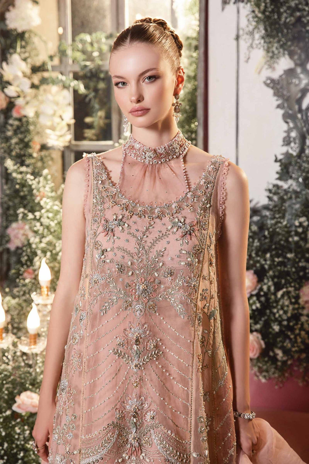 Roshanara Embroidered Wedding 3-Piece Suit