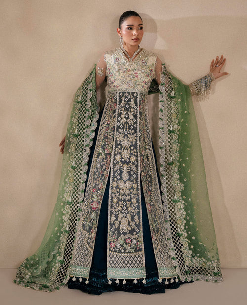 Aabroo Embroidered Organza Wedding 3-Piece Suit