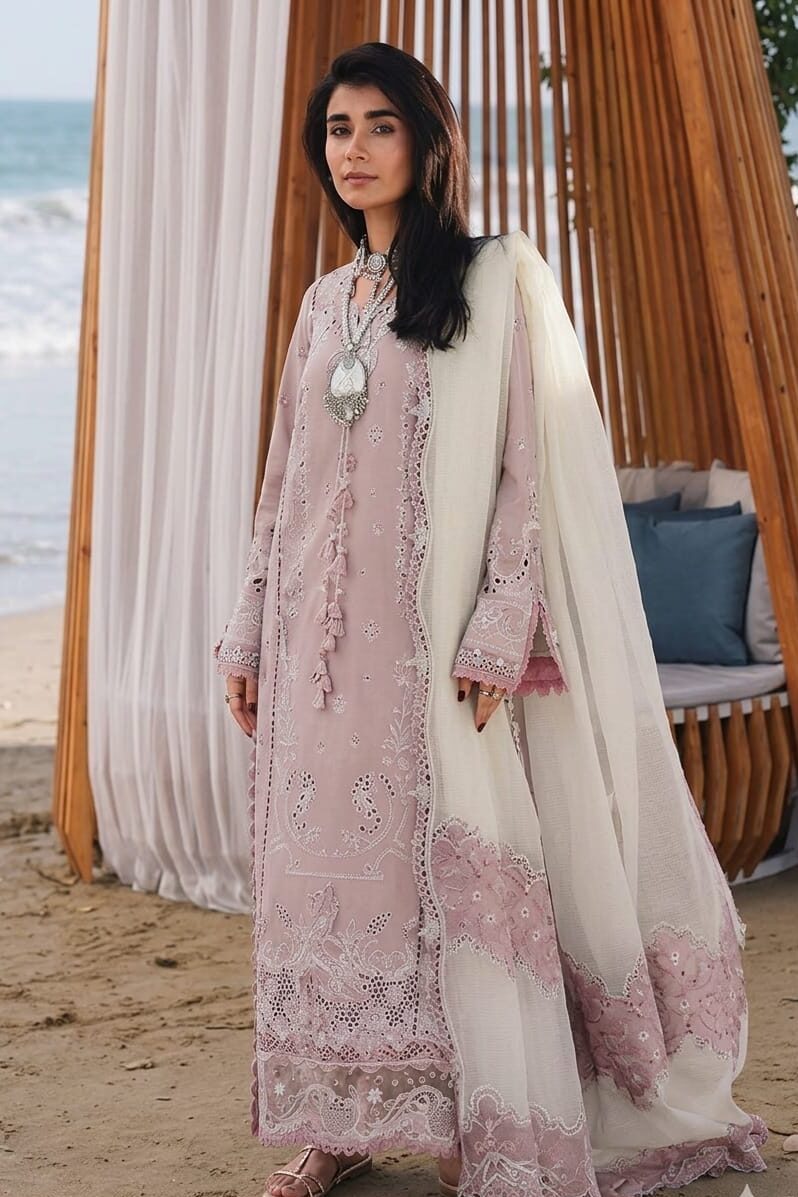 Nayab Embroidered Luxury Lawn 3-Piece Suit