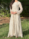 Noor Ivory Embroidered Dress