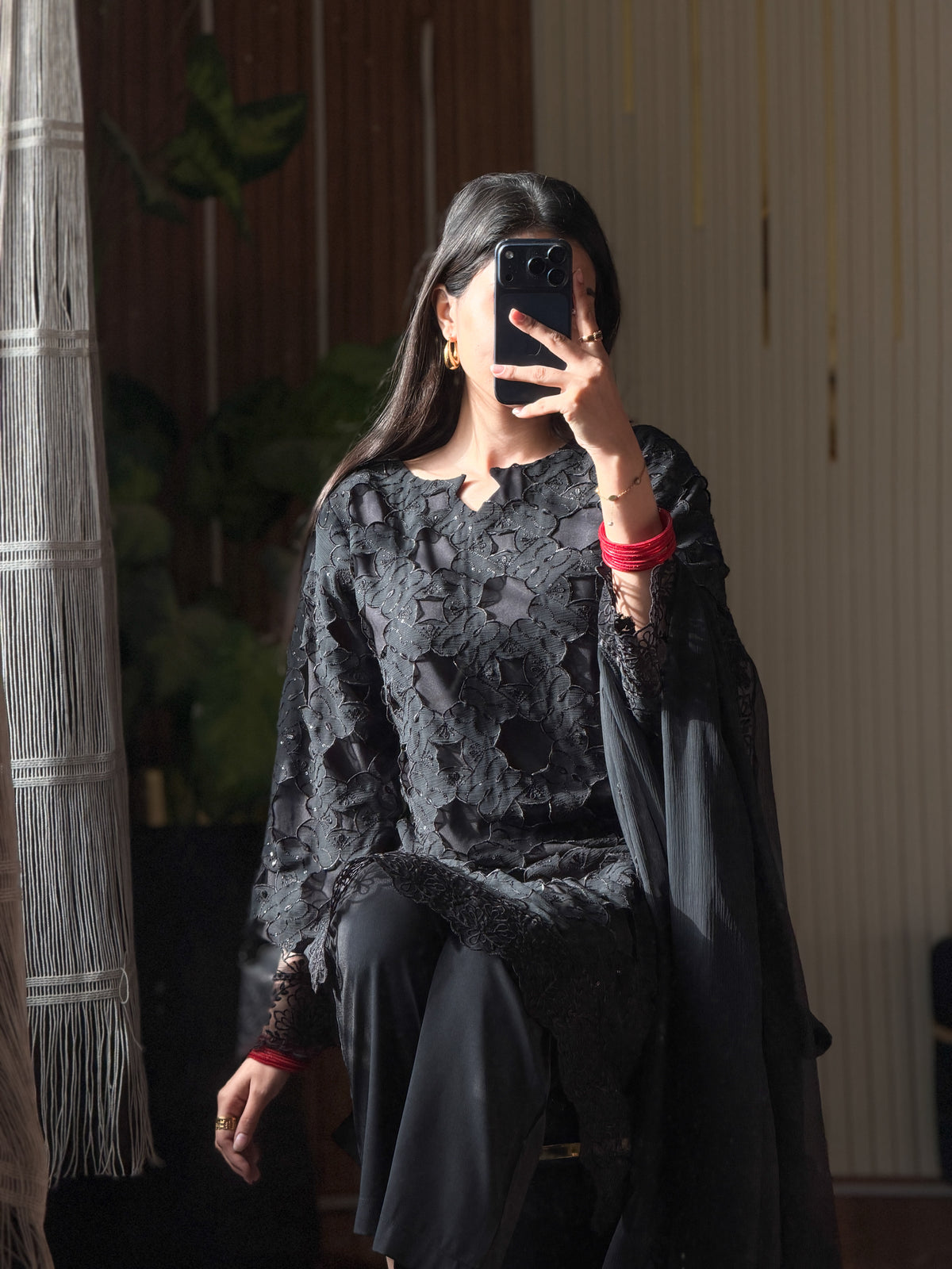 Ayla Chiffon 3 Piece Suit
