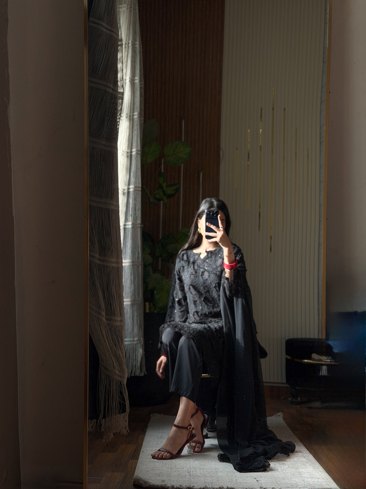 Ayla Chiffon 3 Piece Suit