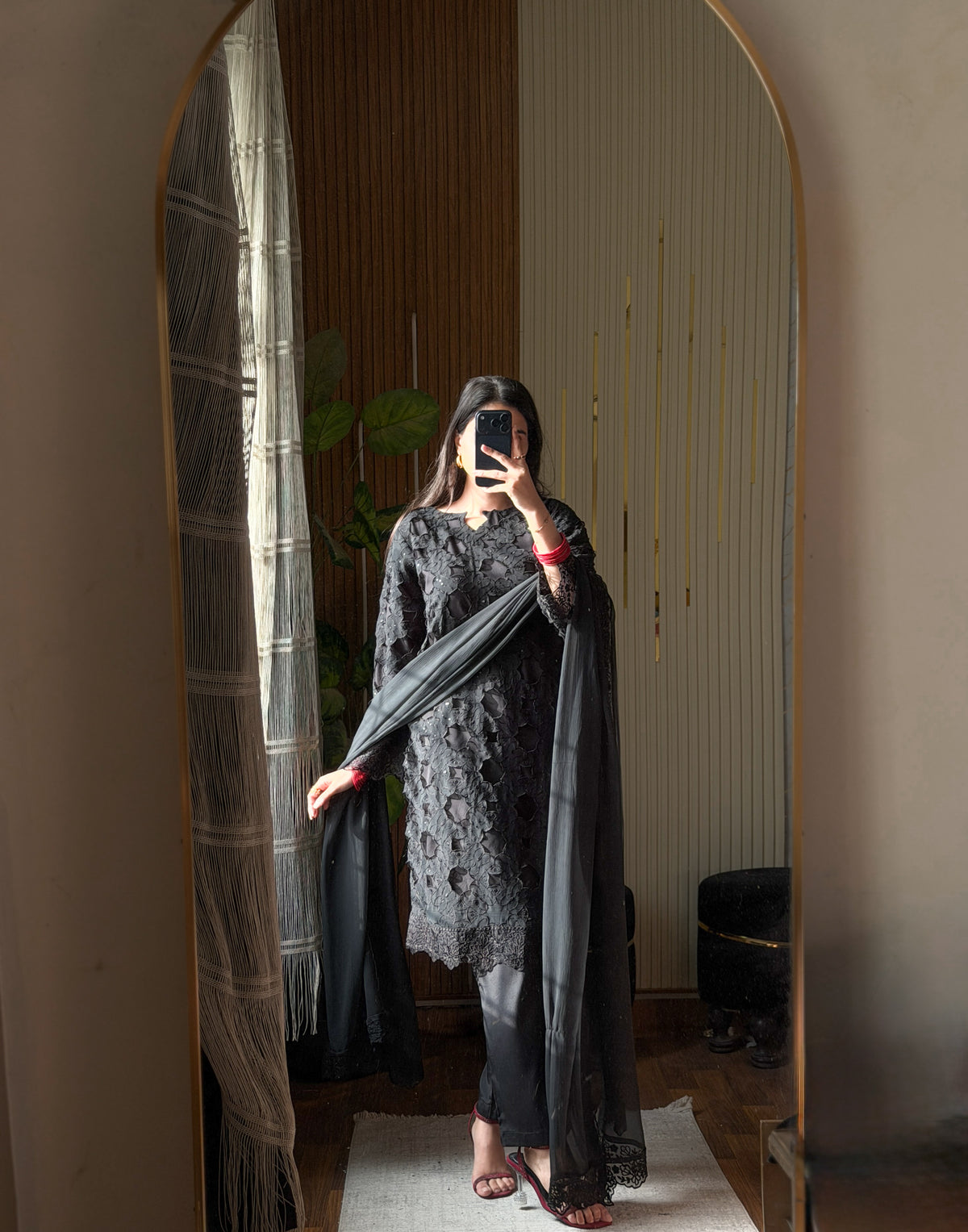 Ayla Chiffon 3 Piece Suit