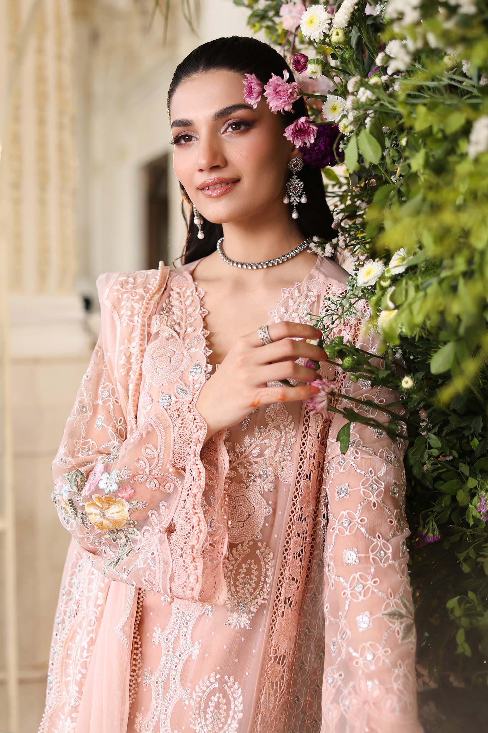 Zarmeher Hand Embellished Luxury Chiffon 3-Piece Suit