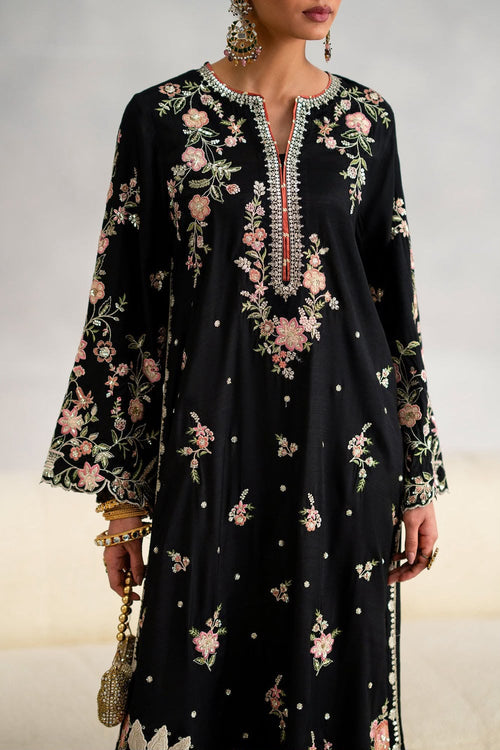 Mahtaab Embroidered Raw Silk 2-Piece Suit